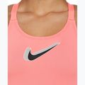 Strój pływacki jednoczęściowy damski Nike Hydrastrong 3D Swoosh Fastback hot punch 7