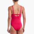 Strój pływacki jednoczęściowy damski Nike Essential V-Neck rush pink 3