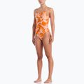 Strój pływacki jednoczęściowy damski Nike Hydrastrong Cutout bright ceramic 2