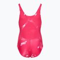 Strój pływacki jednoczęściowy dziecięcy Nike Hydrastrong Fastback rush pink 2