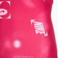 Strój pływacki jednoczęściowy dziecięcy Nike Hydrastrong Fastback rush pink 3