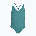 Strój pływacki jednoczęściowy dziecięcy Nike Ocean Bound Ripple Texture Lace Up blached turquoise