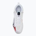 Buty do tenisa męskie Mizuno Wave Drive Neo 4 white/insignia blue/orange 5