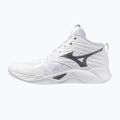 Buty do siatkówki Mizuno Wave Momentum Pro Mid white/metallic gray/black 8