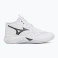 Buty do siatkówki Mizuno Wave Momentum Pro Mid white/metallic gray/black 2
