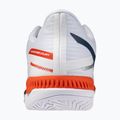 Buty do tenisa męskie Mizuno Wave Exceed Court AC white/insignia blue/orange 10