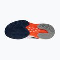 Buty do tenisa męskie Mizuno Neo Ace AC white/insignia blue/orange 3