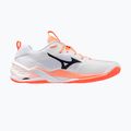 Buty do piłki ręcznej Mizuno Wave Stealth Neo 2.1 white/black/flamingo coral 9