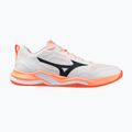 Buty do piłki ręcznej Mizuno Wave Stealth Pro white/black/flamingo coral 8