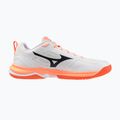 Buty do piłki ręcznej Mizuno Wave Stealth Pro white/black/flamingo coral 9
