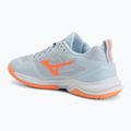 Buty do piłki ręcznej damskie Mizuno Wave Stealth Elite blue finch/white 3