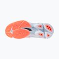 Buty do siatkówki damskie Mizuno Wave Lightning Pro Mid blue finch/lava orange/flamingo coral 11