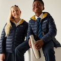 Kurtka dziecięca REGATTA Hooded Marizion navy/gold flake 10