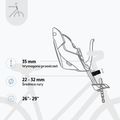 Fotelik rowerowy bobike Exclusive Mini Evolve cinnamon brown 11