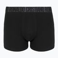 Bokserki męskie CR7 Basic Trunk 4 pary 2492 BLACK 3