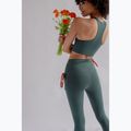 Legginsy treningowe damskie Girlfriend Collective Pocket moss 6