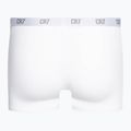 Bokserki męskie CR7 Basic Trunk 3 pary grey melange/ white/ navy 3