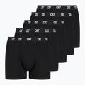 Bokserki męskie CR7 Basic Trunk 5 par black/white