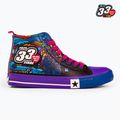 Trampki dziecięce oficjalne WOŚP BIG STAR RR374650 niebieski/fiolet