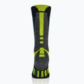 Skarpety narciarskie dziecięce Brubeck Snow Force Light szary/zielony 3