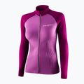 Bluza termoaktywna damska Brubeck Athletic Full Zip wrzosowy/śliwkowy 3
