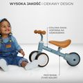 Rowerek biegowy trójkołowy Kinderkraft Cutie light blue 9