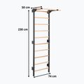 Drabinka gimnastyczna RINAGYM Steel Pure graphit 4