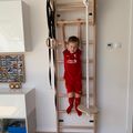 Drabinka gimnastyczna BenchK brązowa BK-111+A204 8
