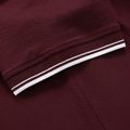 Koszulka polo męska Pitbull Polo Pique Stripes Regular burgundy 8