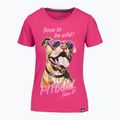 Koszulka damska Pitbull Synglasses Dog raspberry gold 5