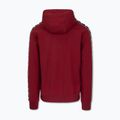 Bluza męska Pitbull Tape Nugget Hooded Zip Sweatshirt burgundy 7