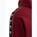 Bluza męska Pitbull Tape Nugget Hooded Zip Sweatshirt burgundy 10