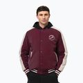 Kurtka męska Pitbull Manolito Baseball burgundy