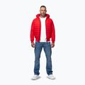 Kurtka męska Pitbull Palomar Padded Hooded Hybrid fluo/red 2
