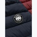 Kurtka zimowa męska Pitbull Rubio Quilted Hooded dark navy/red 9