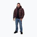 Kurtka zimowa męska Pitbull Dillon Quilted Hooded burgundy 2