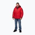 Kurtka zimowa męska Pitbull Crestline Padded Hooded red 2