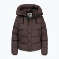 Kurtka zimowa damska Pitbull Amalia Padded Hooded dark chocolate 5