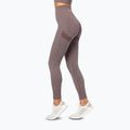Legginsy treningowe damskie Carpatree Allure Seamless brown melange (pepper corn) 4