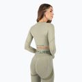 Top treningowy damski MITARE Push Up Max Crop Top K084 army green 3