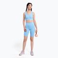 Biustonosz treningowy Gym Glamour Push Up baby blue 2