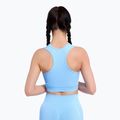 Biustonosz treningowy Gym Glamour Push Up baby blue 4