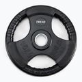 Obciążenie żeliwne ogumowane XTREXO RW15 15 kg czarne 3