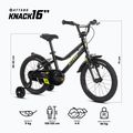Rower dziecięcy ATTABO KNACK 16" czarny 2