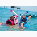 Maska pełnotwarzowa do snorkelingu AQUASTIC KAI różowy 4