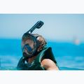 Maska pełnotwarzowa do snorkelingu AQUASTIC KAI czarny 4