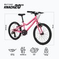 Rower dziecięcy ATTABO KNACK 20" różowy 2