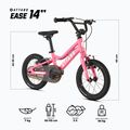 Rower dziecięcy ATTABO EASE 14" różowy 2