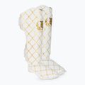 Ochraniacze piszczeli i stóp Top King Chain white/gold