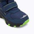 Śniegowce dziecięce KADVA Snowey Mid WaterProof granatowy/zielony 7